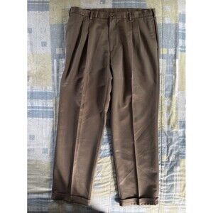 Synatural Brown Khaki Work Pants Men's Sz 40/32